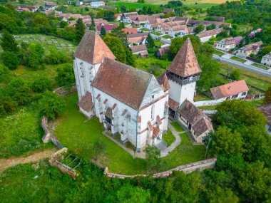 Romanya 'daki güçlendirilmiş Bazna Kilisesi