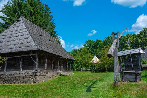 Romanya 'nın Sighetu Marmatiei kentindeki Maramures Köy Müzesi