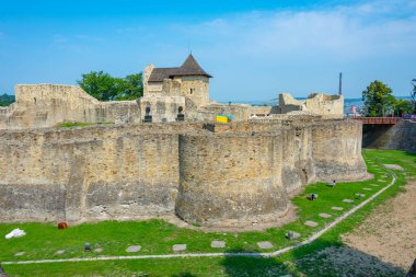 Romanya 'nın Suceava kentindeki kraliyet kalesi