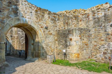 Romanya 'nın Suceava kentindeki kraliyet kalesi