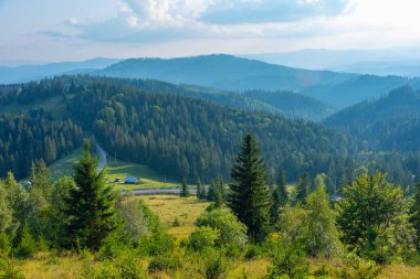 Romanya 'da Ciumarna Geçidi' nde yaz günü