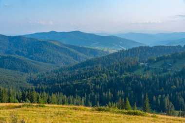 Romanya 'da Ciumarna Geçidi' nde yaz günü