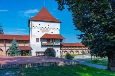 Romanya 'daki Targu Mures kalesinde yaz günü