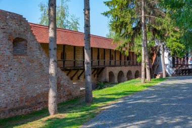 Romanya 'daki Targu Mures kalesinde yaz günü