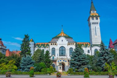Romanya 'nın Targu Mures kentindeki belediye binası