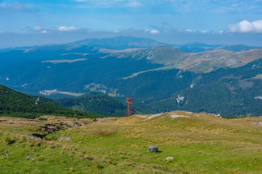 Romanya 'daki Bucegi dağlarında yaz günü