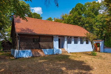 Romanya 'nın başkenti Bükreş' teki Dimitrie Gusti Ulusal Köy Müzesi