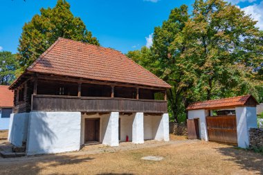 Romanya 'nın başkenti Bükreş' teki Dimitrie Gusti Ulusal Köy Müzesi