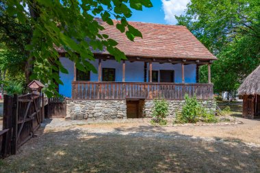 Romanya 'nın başkenti Bükreş' teki Dimitrie Gusti Ulusal Köy Müzesi