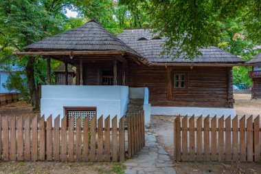 Romanya 'nın başkenti Bükreş' teki Dimitrie Gusti Ulusal Köy Müzesi