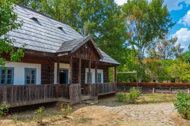 Romanya 'nın başkenti Bükreş' teki Dimitrie Gusti Ulusal Köy Müzesi