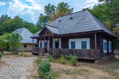 Romanya 'nın başkenti Bükreş' teki Dimitrie Gusti Ulusal Köy Müzesi