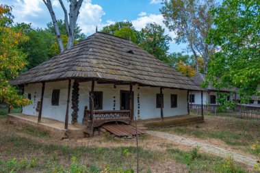 Romanya 'nın başkenti Bükreş' teki Dimitrie Gusti Ulusal Köy Müzesi
