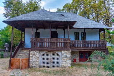 Romanya 'nın başkenti Bükreş' teki Dimitrie Gusti Ulusal Köy Müzesi