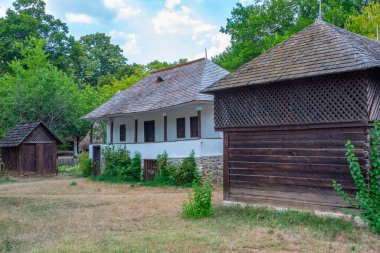 Romanya 'nın başkenti Bükreş' teki Dimitrie Gusti Ulusal Köy Müzesi
