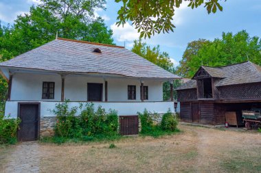 Romanya 'nın başkenti Bükreş' teki Dimitrie Gusti Ulusal Köy Müzesi