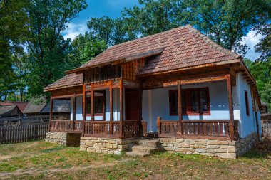 Romanya 'nın başkenti Bükreş' teki Dimitrie Gusti Ulusal Köy Müzesi
