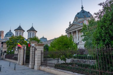 Romanya 'nın Bükreş kentindeki Coltea Klinik Hastanesi' nde gün doğumu