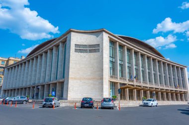 Romanya 'nın başkenti Bükreş' teki saray salonu