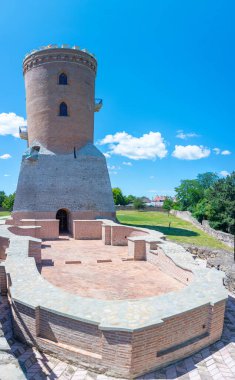 Romanya 'daki Targoviste kraliyet mahkemesinde Chindia Kulesi