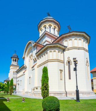 Romanya 'nın Alba Iulia kentindeki Yeniden Birleştirme Katedrali