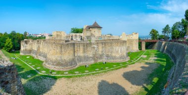 Romanya 'nın Suceava kentindeki kraliyet kalesi