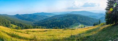 Romanya 'da Ciumarna Geçidi' nde yaz günü