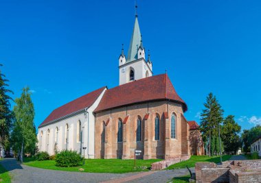 Romanya 'nın Targu Mures kentindeki Kale Kilisesi