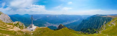 Heroes' Cross on Caraiman Peak in Romania clipart