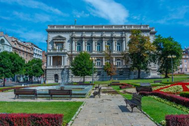 Belgrad, Sırbistan'daki eski saray binasının görünümü