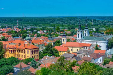 Sırp Sremski Karlovci kentinin Panorama manzarası