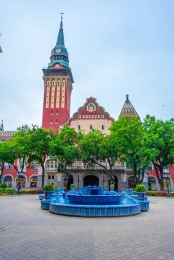 Sırp kenti Subotica 'daki Art Nouveau belediye binası