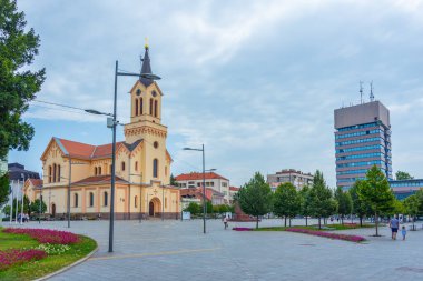 Sırp Zrenjanin kentindeki İvan Nepomuk Katedrali