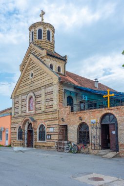 Sırp kenti Zrenjanin 'deki Rus kilisesi