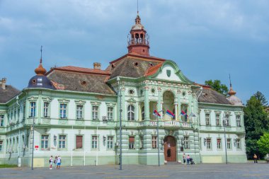 Sırbistan 'ın Zrenjanin kentindeki belediye binası