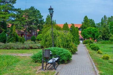 Sırbistan 'ın Zrenjanin kasabası yakınlarındaki Ecka kalesi