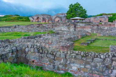 Felix Romuliana ancient roman site in Serbia clipart