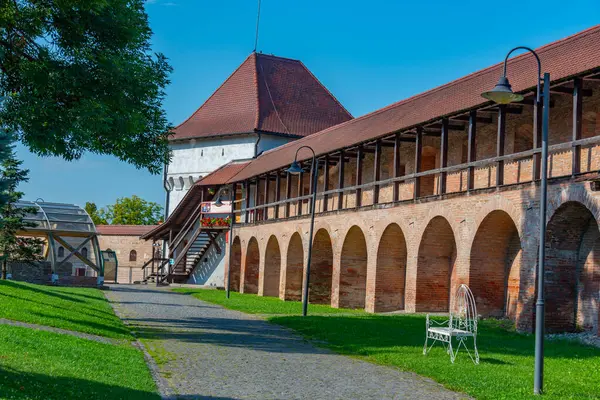 Romanya 'daki Targu Mures kalesinde yaz günü