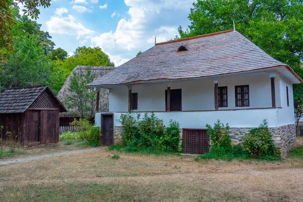 Romanya 'nın başkenti Bükreş' teki Dimitrie Gusti Ulusal Köy Müzesi