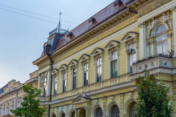 Historical house in Serbian town Subotica