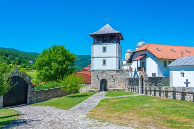 Sırbistan 'daki Mileseva manastırı güneşli bir günde