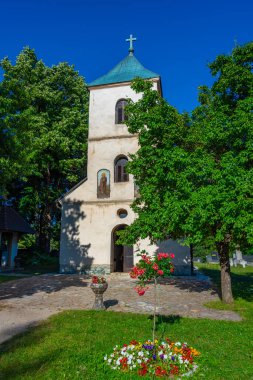 Sırbistan 'ın Sirogojno kentindeki Staro Selo Açık Hava Müzesi