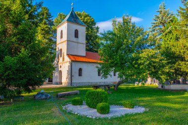 Sırbistan 'ın Sirogojno kentindeki Staro Selo Açık Hava Müzesi