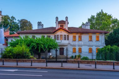 Sırp başkenti Belgrad 'da Prenses Ljubica' nın Evinde Günbatımı (Konak Kneginje Ljubice)