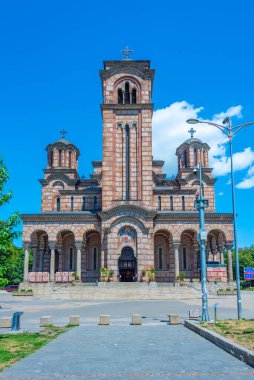 Sırbistan 'ın Belgrad kentindeki St. Mark Ortodoks Kilisesi