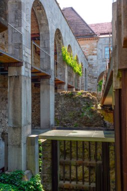 Slovenya 'daki Ljubljana kalesinin surları