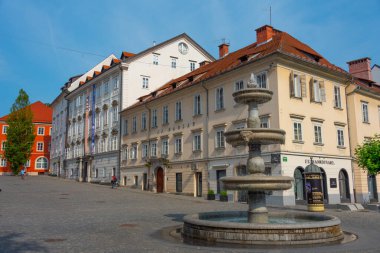 Ljubljana, Slovenya 'daki Novi Trg Meydanı