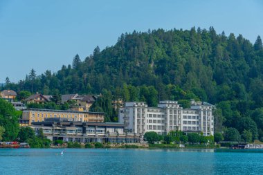 Slovenya 'da Lake Bled' de yer alan oteller