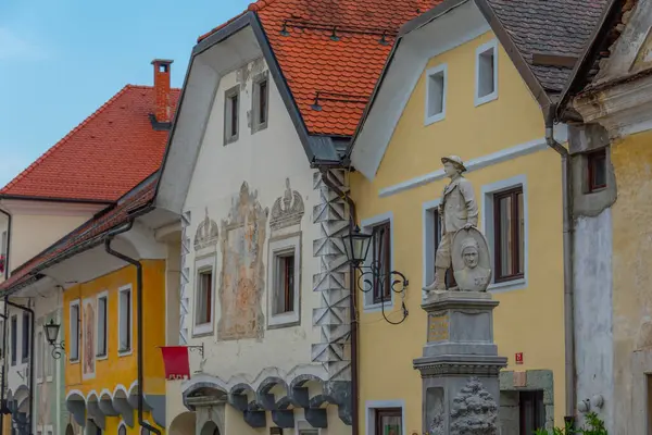 Linhartov trg Meydanı Radovljica, Slovenya