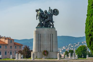 İtalya, Trieste 'deki Birinci Dünya Savaşı' nın şehit askerlerinin anısına.
